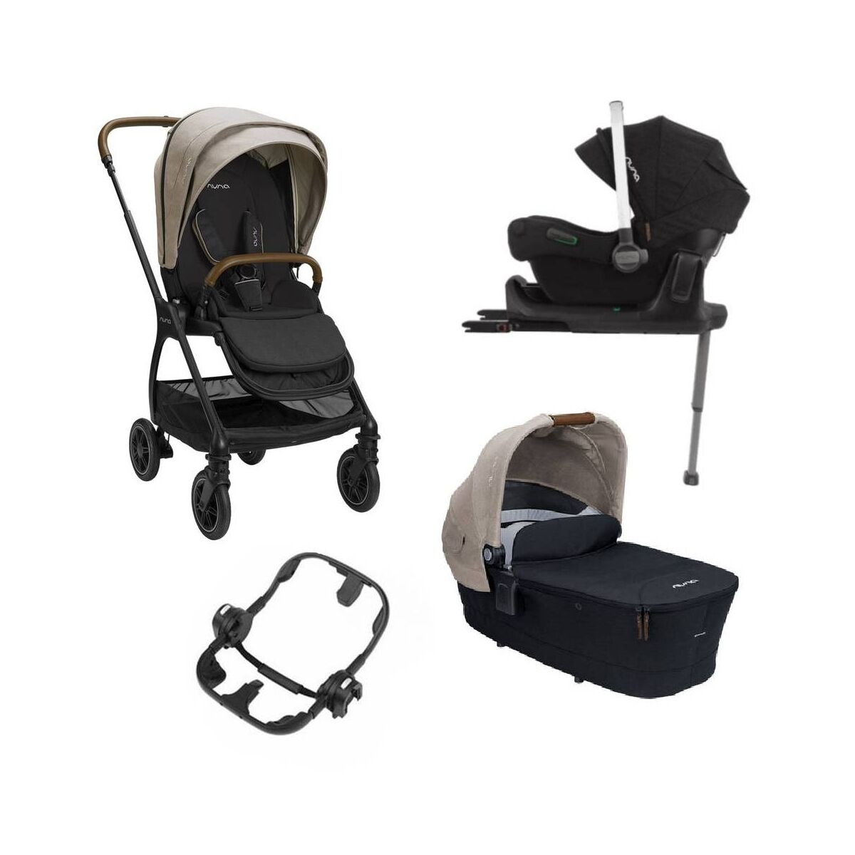 Nuna Triv Pipa Next Piece Pushchair Bundle Timber Everything Baby