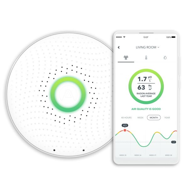 Airthings Wave-Smart Radon Monitor