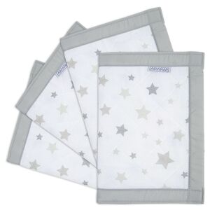 Airwrap 4 Sided Cot Protector-Silver Stars