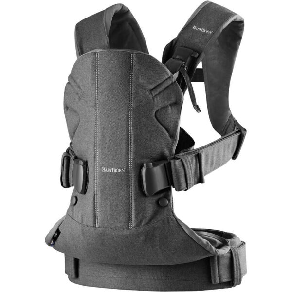 BabyBjorn Baby Carrier One-Denim Grey/Dark Grey
