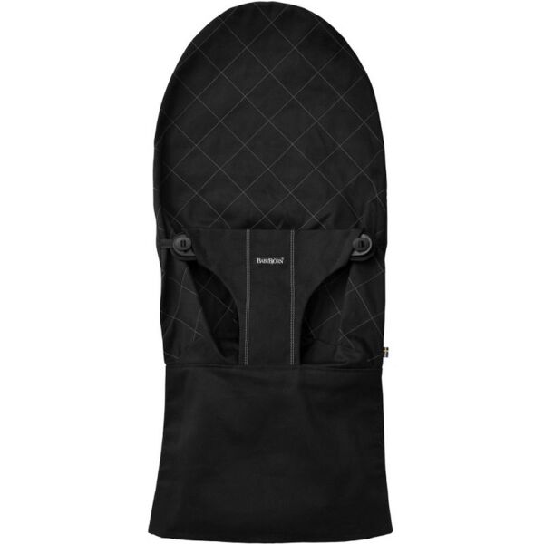 BabyBjorn Fabric Seat For Bouncer Bliss-Black Cotton