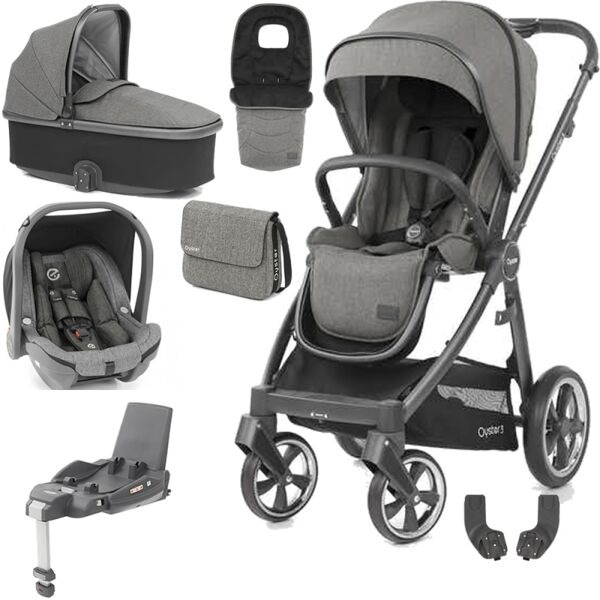 BabyStyle Oyster 3 City Grey Finish Luxury Capsule Travel System