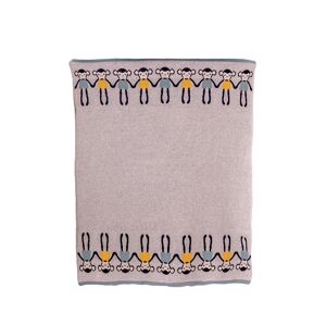 Bizzi Growin Cheeky Monkey Knitted Baby Blanket