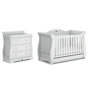 Boori Sleigh Royale 2 Piece Roomset-Barley White