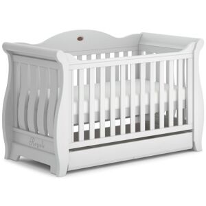 Boori Sleigh Royale Cot Bed-Barley White (New 2020)