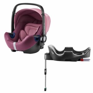 Britax Baby Safe 2 i-Size Car Sat and i-Size Flex Base-Wine Rose