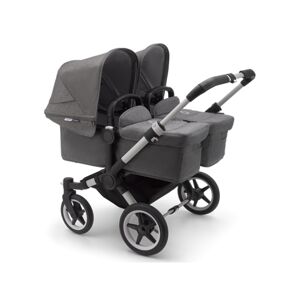 Bugaboo Donkey 3 Twin Pushchair-Grey Melange/Aluminium