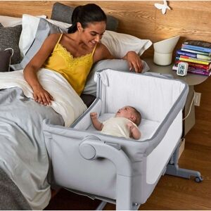 Chicco Next2Me Magic Side Sleeping Crib-Cool Grey + FREE 2 Pack