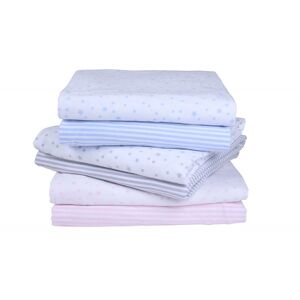 Clair De Lune 2 Pack Fitted Cot Sheets-Grey