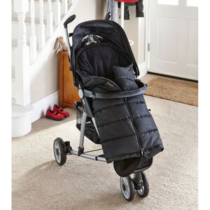 Clair De Lune Cocoon Pushchair Footmuff- Black