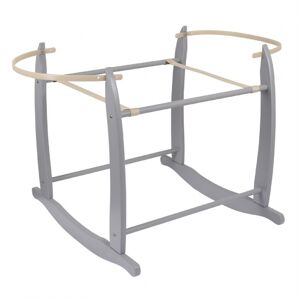Clair De Lune Deluxe Moses Basket Rocking Stand- Grey