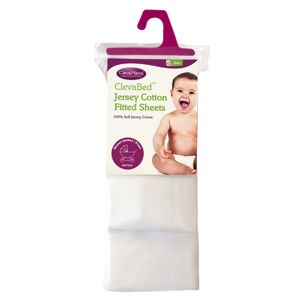 ClevaMama Jersey Cotton Fitted Sheets For Moses Basket/Pram (33x