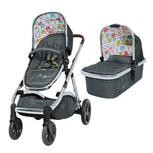 Cosatto Wow XL 3in1 Pushchair & FREE Dock I-Size Car Seat-Nordik