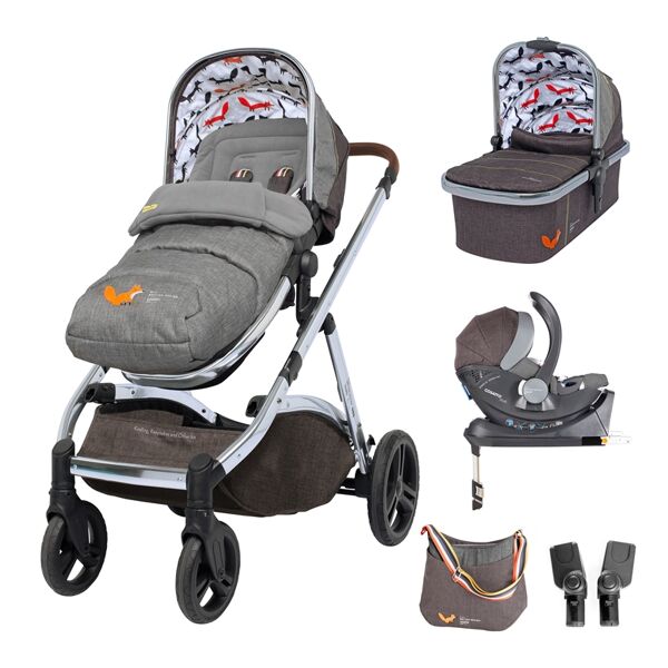 Cosatto Wow XL 3in1 Whole 9 Yards Travel System with i-Size Car