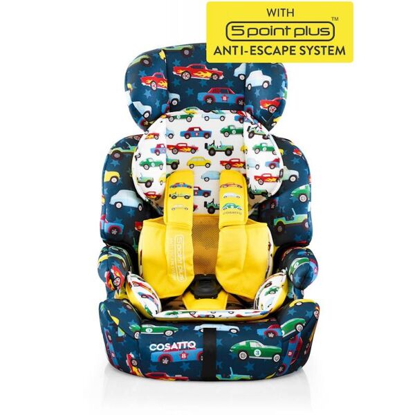 Cosatto Zoomi (5 Point Plus) 1/2/3 Car Seat-Rev Up (New)