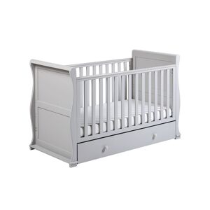 East Coast Alaska Sleigh Cot Bed-Grey + Half Price Mattress Deal