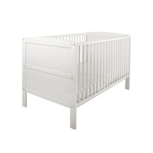 East Coast Hudson Cot Bed-White