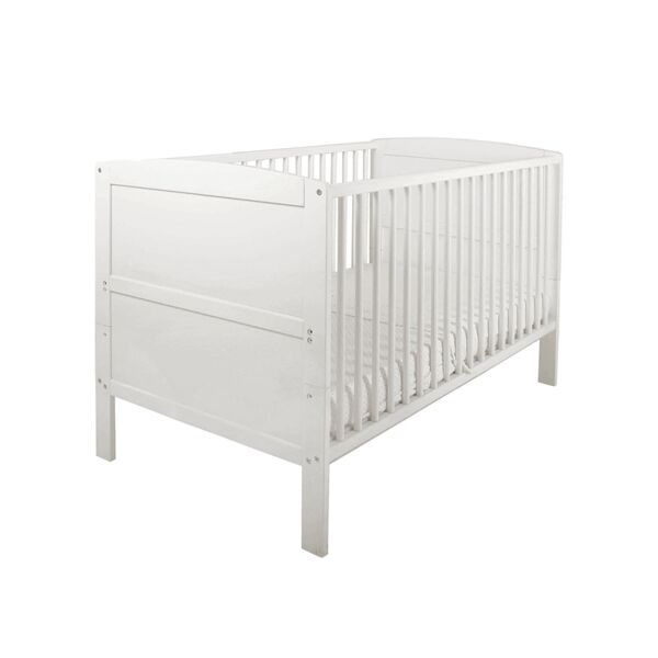 East Coast Hudson Cot Bed-White