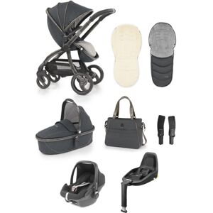 egg® Luxury 3in1 Pebble+ Travel System with 3wayfix Base-Carbon