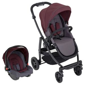 Graco Evo 2in1Travel System-Crimson