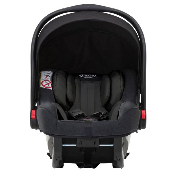Graco Snugride I-Size Group 0+ Car Seat-Midnight Black