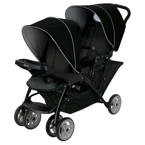 Graco Stadium Duo Tandem Stroller-Black/Grey