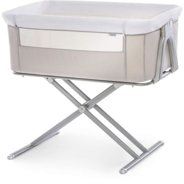 Hauck Face To Me Bedside Crib-Beige