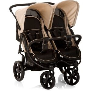 Hauck Roadster Duo SLX Twin Pushchair-Almond/Caviar (New 2018)