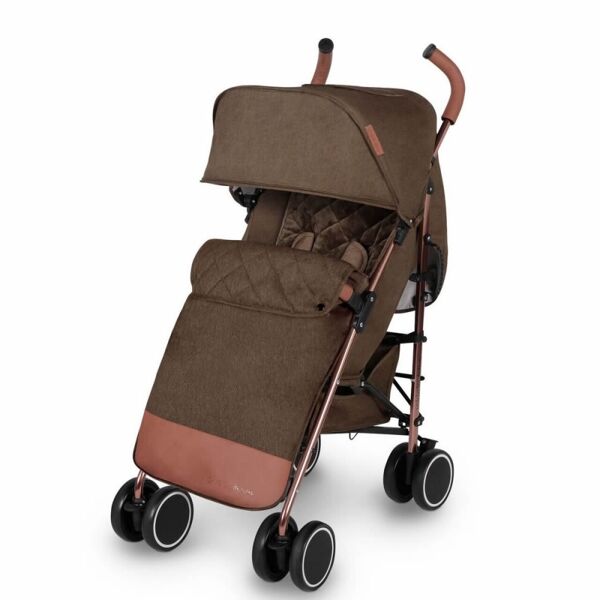 Ickle Bubba Discovery MAX Rose Gold Chassis Pushchair-Khaki