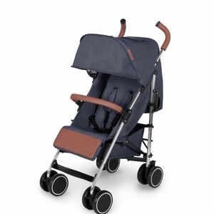 Ickle Bubba Discovery Silver Chassis Pushchair-Denim Blue
