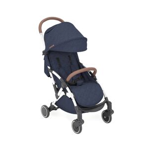 Ickle Bubba Globe Silver Chassis Pushchair-Denim Blue