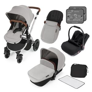 Ickle Bubba Stomp V3 Silver Frame All-in-one Travel System-Silve