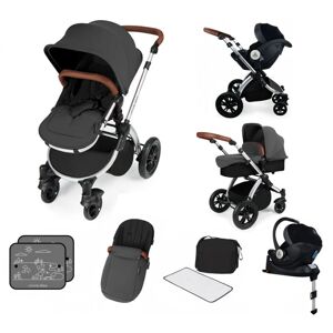 Ickle Bubba Stomp V3 Silver Frame I-SIZE Travel System With Merc