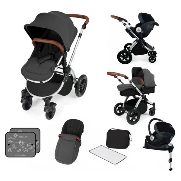 Ickle Bubba Stomp V3 Silver Frame I-SIZE Travel System With Merc