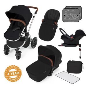 Ickle Bubba Stomp V3 Silver Frame Travel System With Galaxy Cars