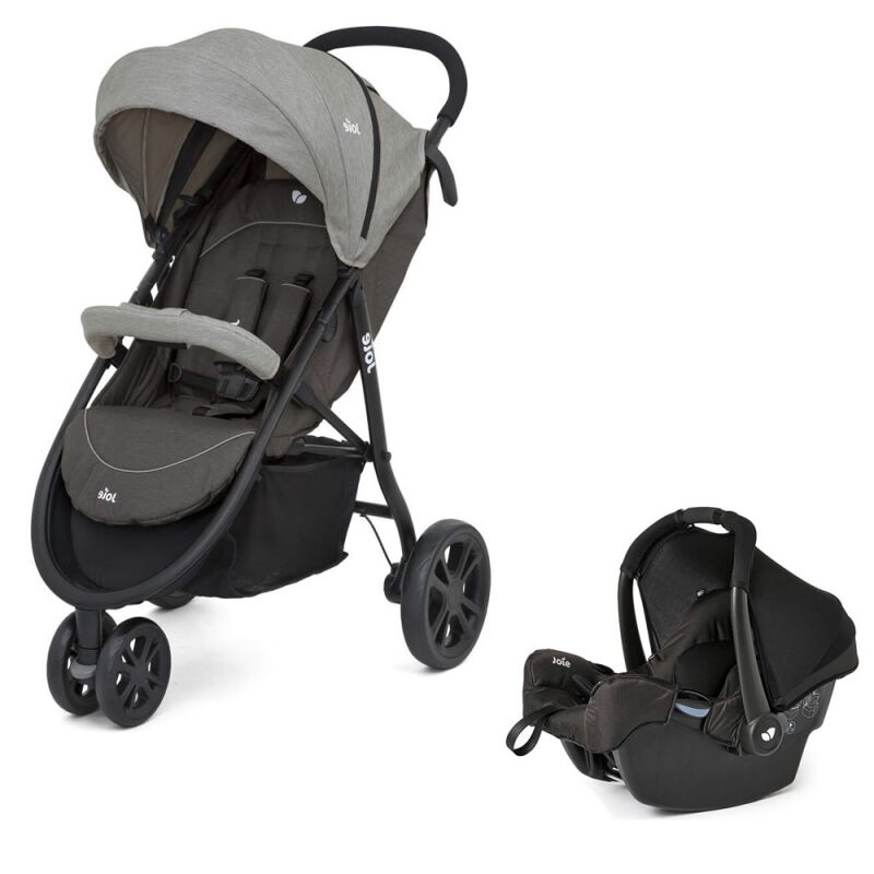 joie litetrax travel system dark pewter