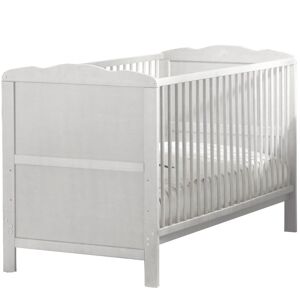 Kiddies Kingdom Cot Bed/Toddler Bed (140 x 70cm)-White Including