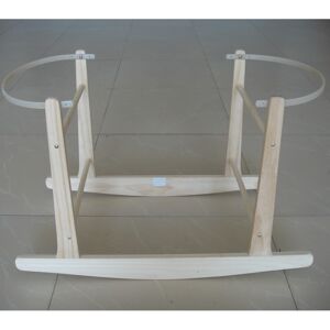 Kiddies Rocking Wooden Moses Basket Stand-Pine