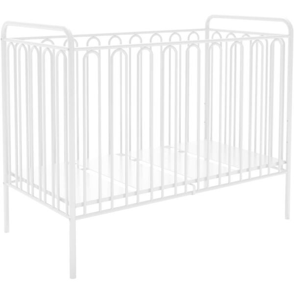 Kidsaw Kudl Kids Vintage Metal Baby Cot-White