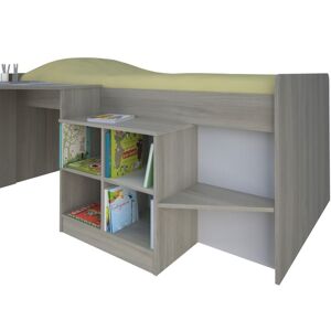 Kidsaw Loft Station Pilot Cabin Bed-Elm