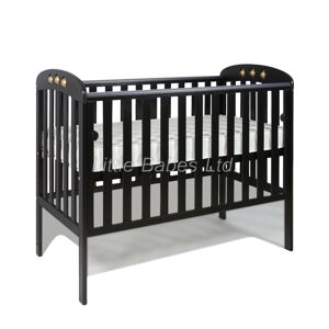Little Babes Abbi Cot Bed-Black/Gold