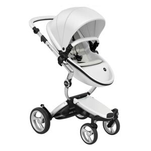 Mima Xari Single Pushchair with Aluminium Chassis-Snow White/Sto