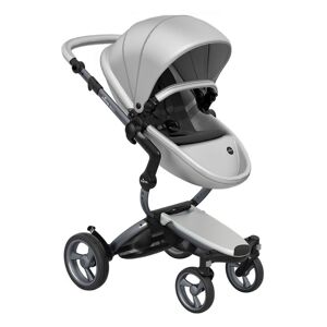 Mima Xari Single Pushchair with Graphite Chassis-Argento/Pure Bl
