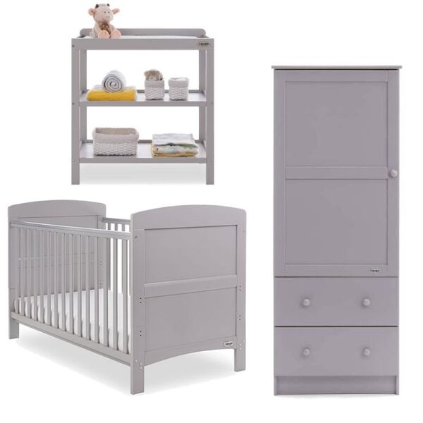 Obaby Grace 3 Piece Furniture Set-Warm Grey