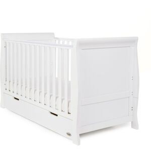 Obaby Stamford Classic Sleigh Cot Bed Including Underbed Drawer-