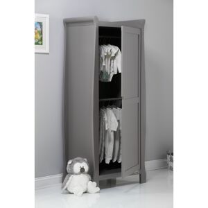 Obaby Stamford Sleigh Single Wardrobe-Taupe Grey (New)