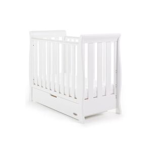 Obaby Stamford Sleigh SPACE SAVER Cot-White