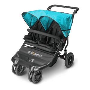 Out n About Little Nipper Double Stroller-Marine Blue