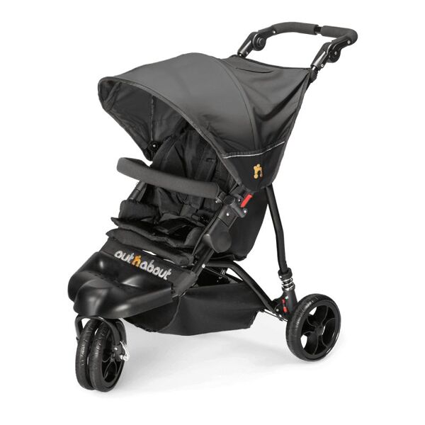 Out n About Little Nipper Single Stroller-Jet Black