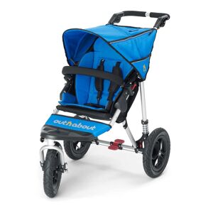 Out n About Nipper Single 360 V4 Stroller-Lagoon Blue + FREE Sho